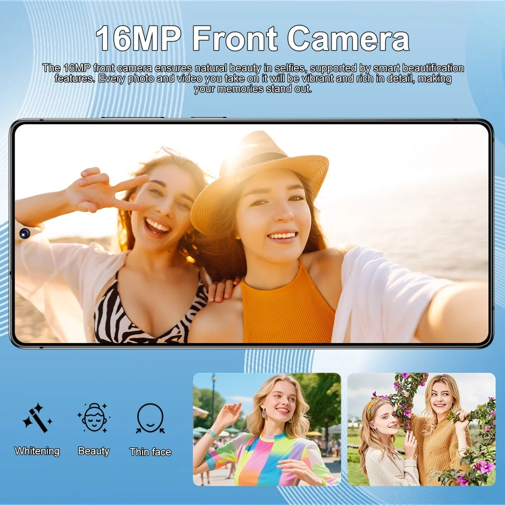 K-Touch S27 Ultra Mobile Phones Smartphone 7.3 Inch 4G 5G Dual Card Dual Standby Cell Phone 16+48MP Camera 7800mAh Android 15 WIFI GPS Global Version Cellphones For Men Women
