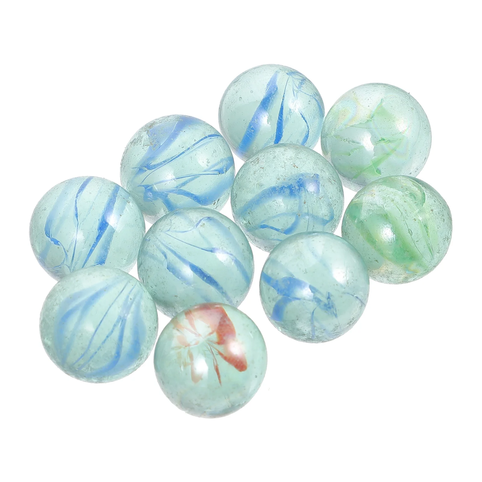 

10Pcs Teaching Glass Marbles High Quality Durable Educational Tools for Teachers Researchers Unique Eye Catching Fish Tank Decor