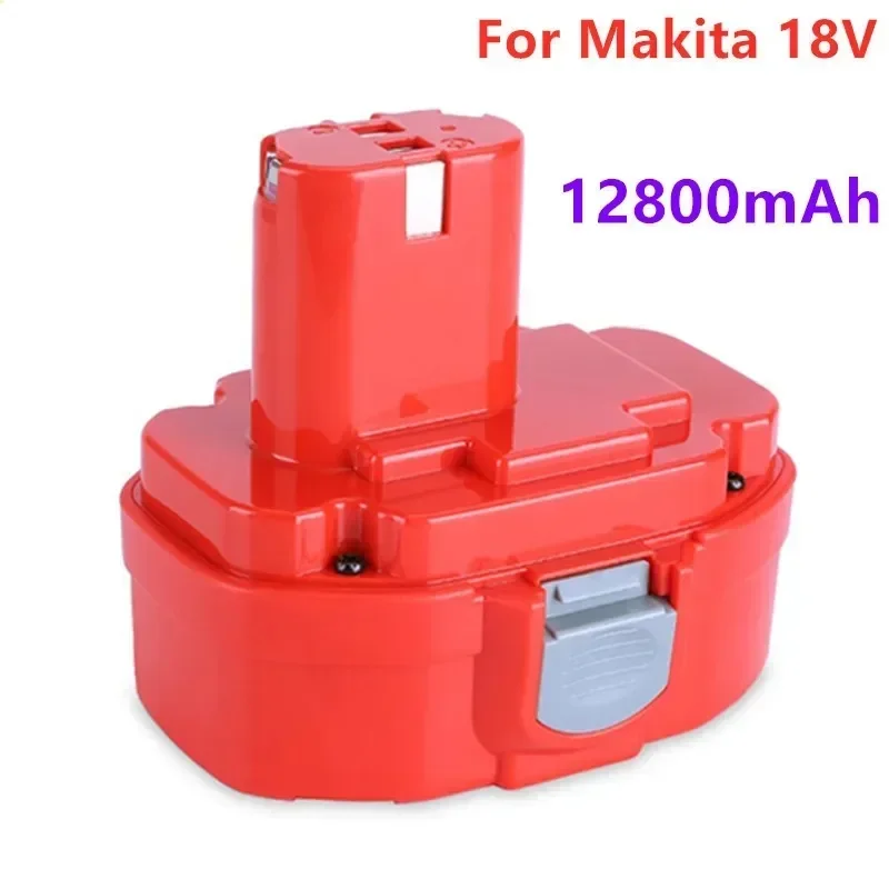 Baterai alat listrik isi ulang 18V 12800mAh untuk Makita 1822 1823 1834 1835 192827-3 192829-9 193159-1 193140-2 193102