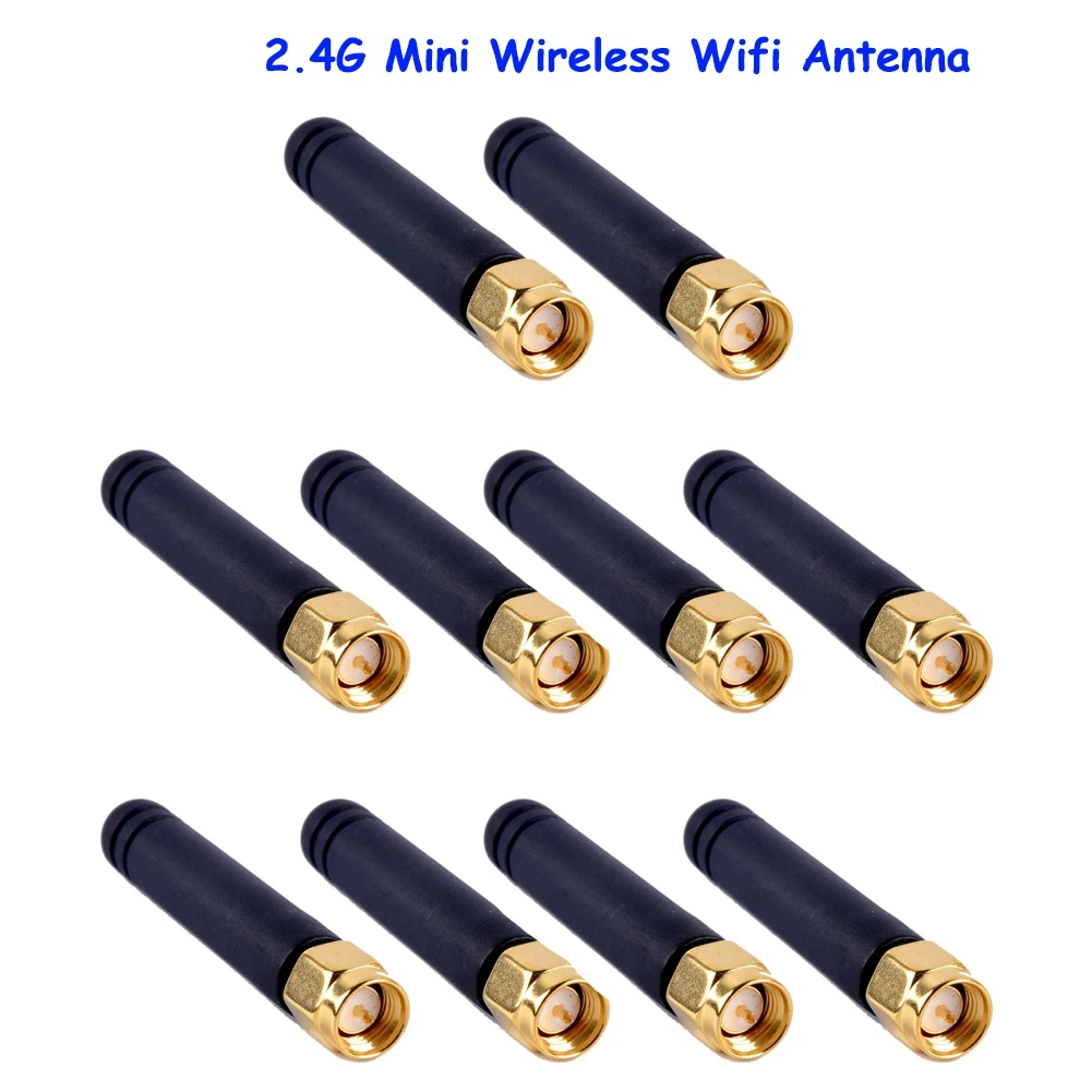 1/5/10 قطعة 2.4 جرام هوائي واي فاي لاسلكي صغير 5 سنتيمتر SMA ذكر 2400-2500 ميجا هرتز