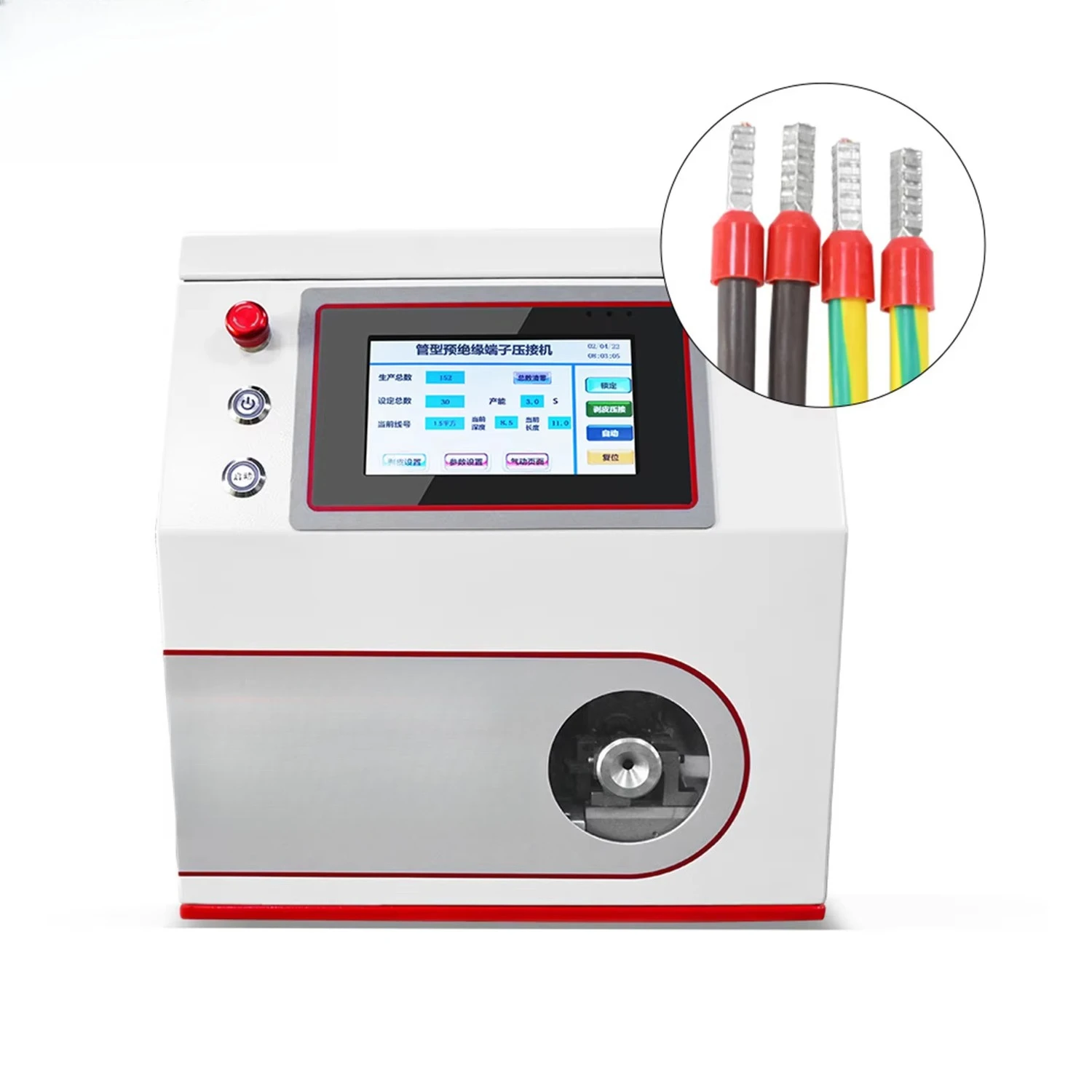 Automatic Pre-insulated Wire Terminal Crimping Machine, Tubular Terminal Ferrule Crimping Machine
