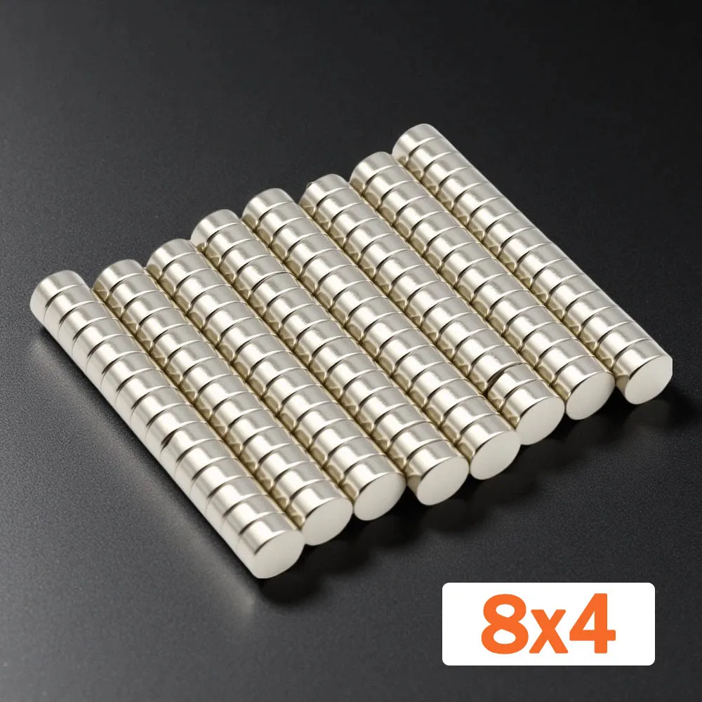 

8x4mm Super Strong Magnet N35 Round Magnetic NdFeB Neodymium Magnet Powerful Disc imanes Refrigerator Magnets ﻿