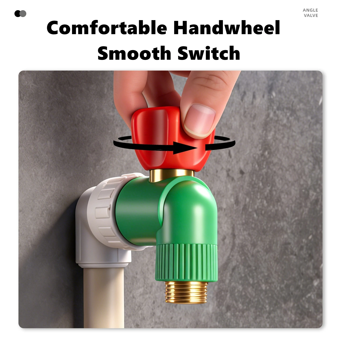 4/6 Points Angle Valve/ Leak Proof Safety Outlet Faucet Valves/ Copper Angle Stop Valve Bathroom Toilet Washing Machine Switchs