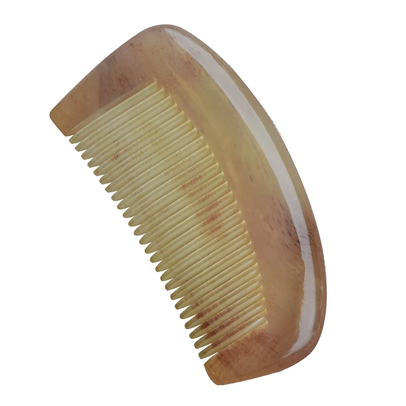 

horn comb Valentine's Day thickened portable special female comb dense tooth massage comb lettering long hair