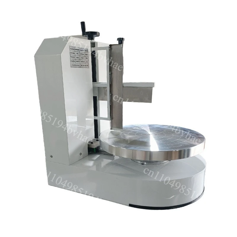 Round Cake Cream Spreading Coating Filling Equipment Electric Cake Bread Decoration Spreader Smoothing Machine 4-12 Inches