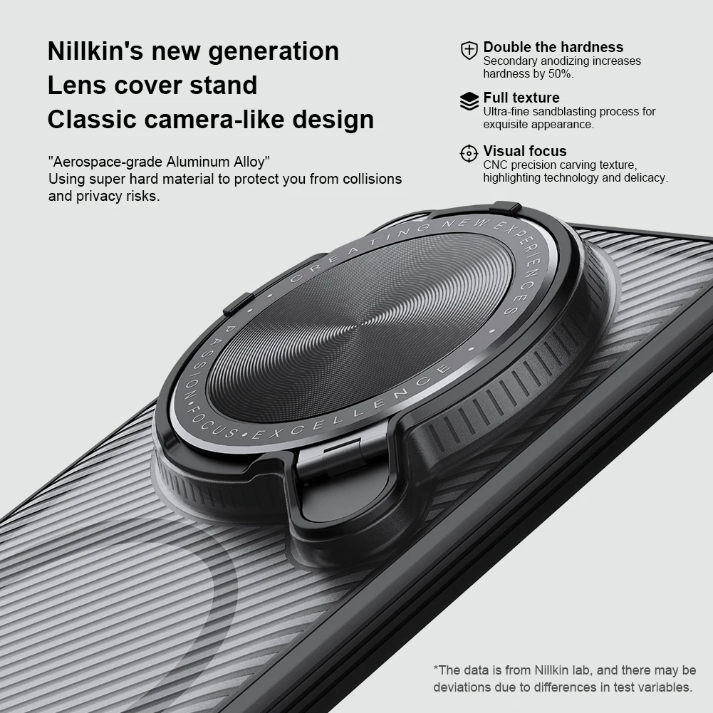 

Для Vivo X200 Ultra / X200 Pro / X200 Pro mini 5G чехол Nillkin Camshield Prop Защита камеры с подставкой Магнитная задняя крышка