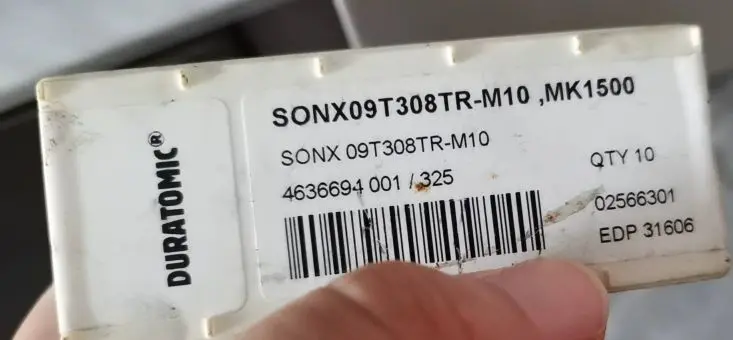 

Hard alloy cutting blades XOMX120408TR-M12,MP1500