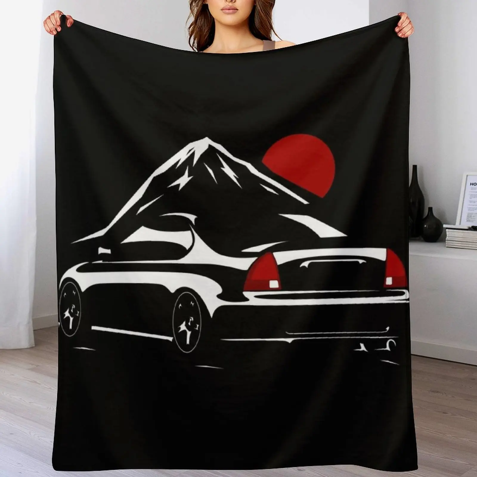 

New 4GEN Prelude JDM Touge Throw Blanket For Decorative Sofa Shaggy Decorative Sofas cosplay anime Blankets