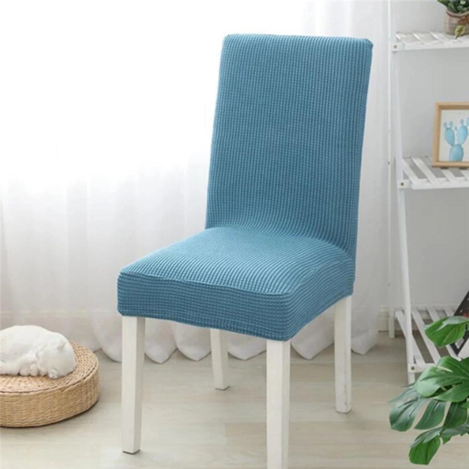 Stretchable and Functional Cheap Big Elastic Chair Cover for Dining Room Seat Seatch House Chairs, Perfectly Fits Living Room Ch