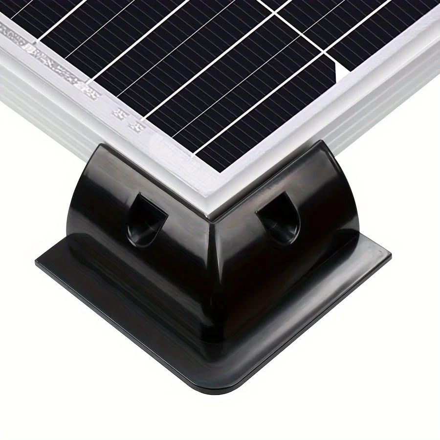 

4pcs Rv Roof Solar Panel Mounting Durable Plastic Bracket Solar Panel Holder Kit For Motorhome Caravan Camper Van RV Accessories