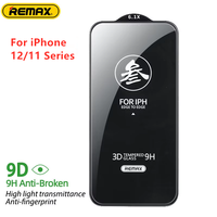 Remax Tempered Glass For iPhone 12 12Pro 12ProMax For iPhone 11Pro 11ProMax Full Cover Curved 3D Screen Protector