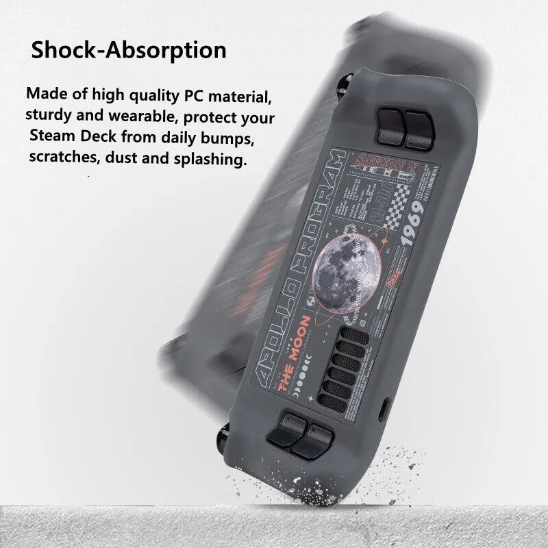 GeekShare-funda protectora de luna de absorción para cubierta de vapor, carcasa dura, cubierta trasera de disipación de calor, accesorios para consola de juegos