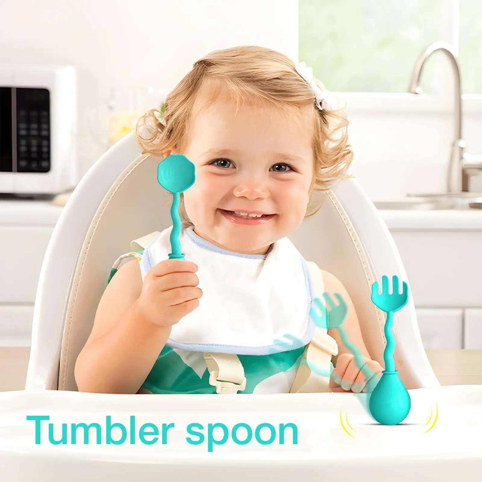 

Baby Spoons Ergonomic Children Utensils Insulated Baby Utensils For School Restaurant Camping Kitchen Living Room