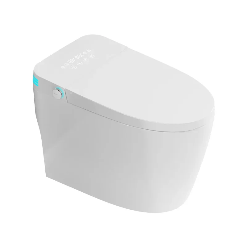 Intelligente automatische Toilette, ferngesteuerter Schaumstoffschutz, spritzwassergeschützte Spülung, intelligenter Toilettenkeramik-Sonnenwassertank,