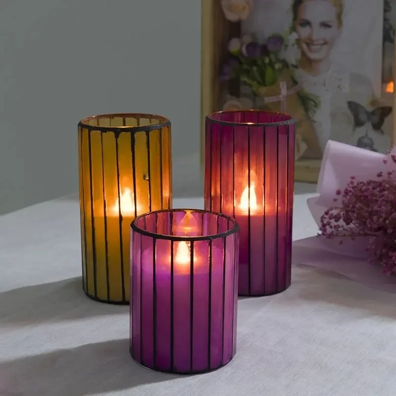 Creative Electric Candle Lamp Smoke-Free Romantic Holiday Party Anniversary Celebration Atmosphere Decoration Props