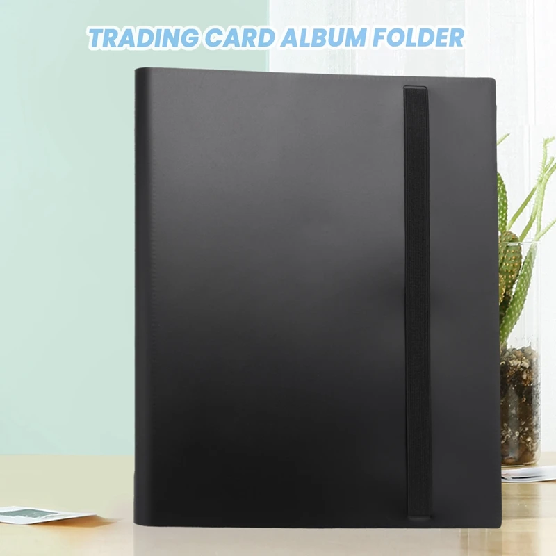 Trading Card Binder, Card Collectors Album With 360 Pockets, Double Sides 9-Pocket Pages Trading Card Holder