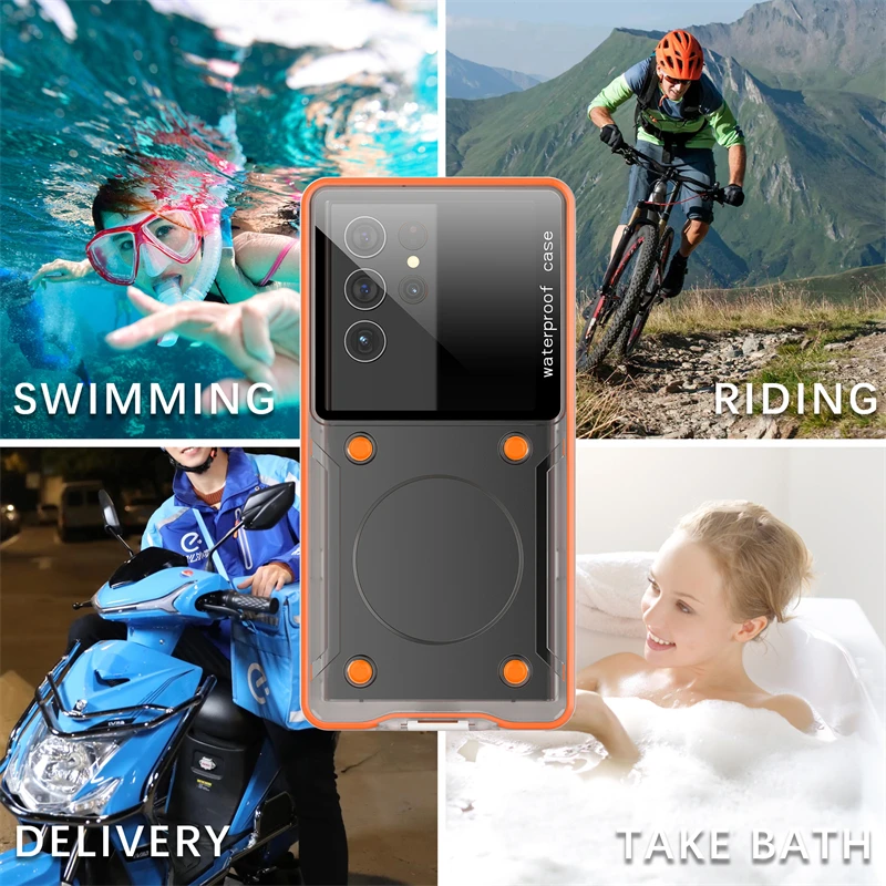 Luxury Waterproof Case for Huawei Y9s Y8s Y6s Y9a Y7a Y8p Y7p Y6p Y5p Y9 Y7 Y6 Prime Y5 2019 360 Full Cover Shockproof Funda Box