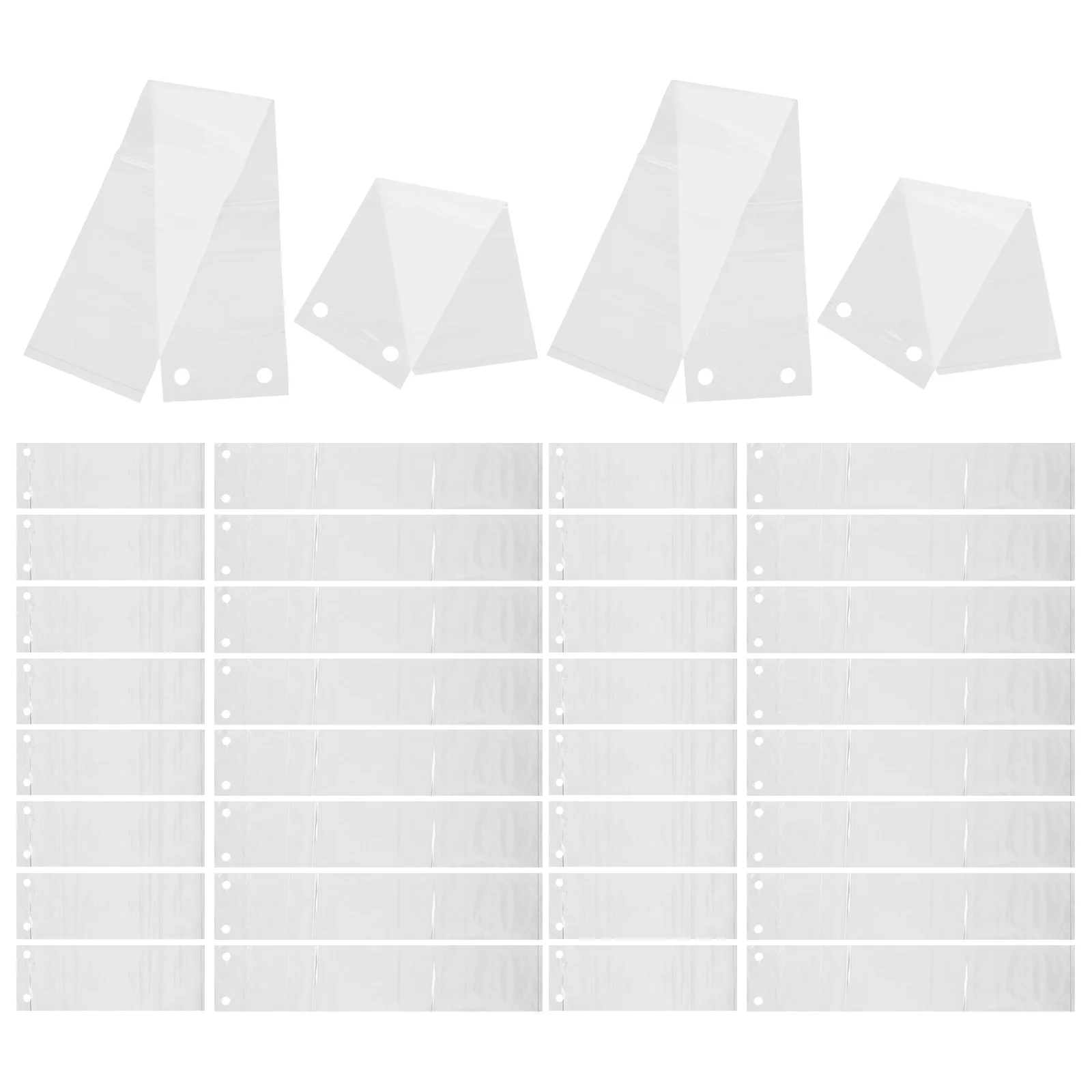 200pcs Bags Professional Pouch Disposal Container Transparent Umbrella Holder Lightweight Dustproof Moisture Resistant Outdoor