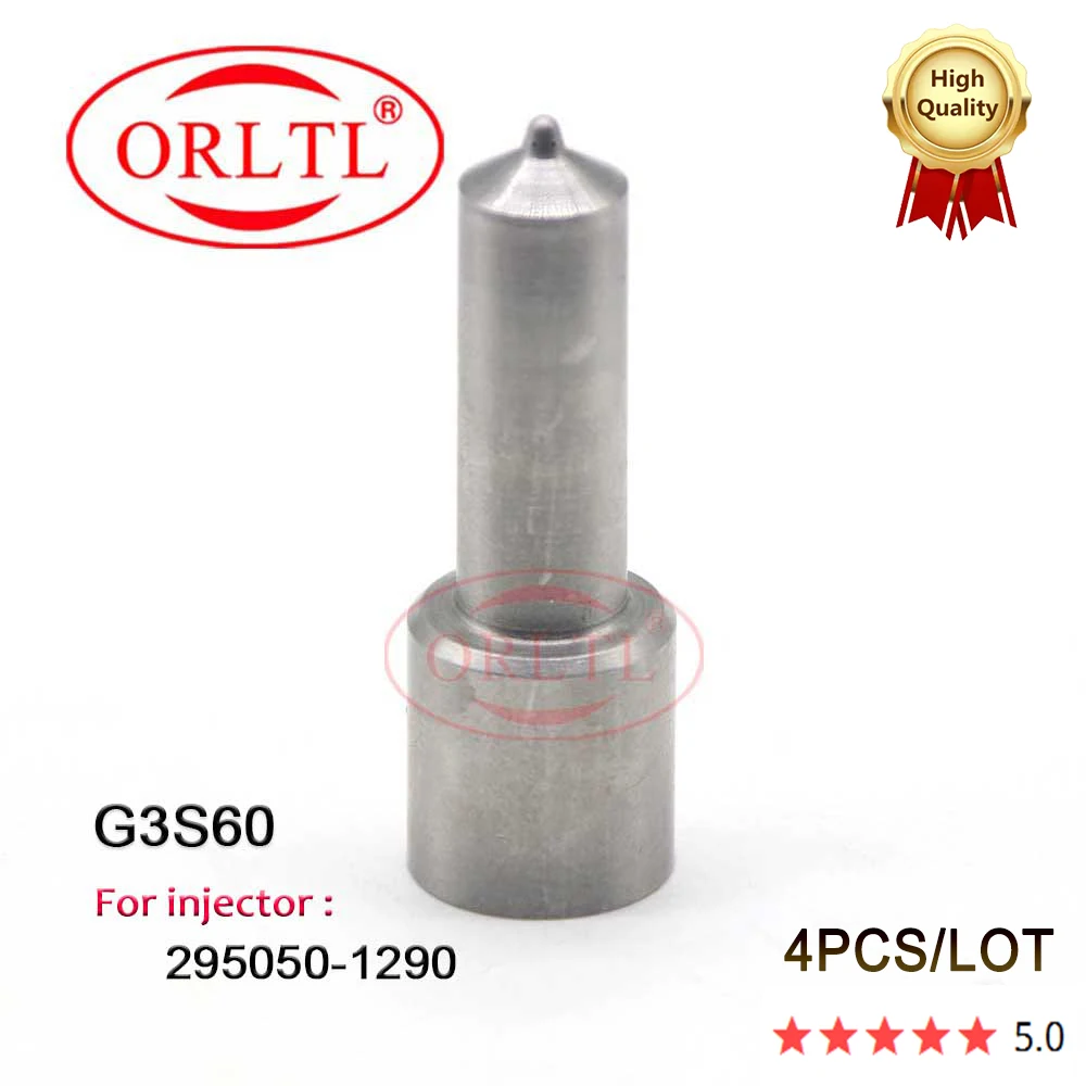 ORLTL 4PCS G3S60 Fuel Diesel Common Rail Injector Nozzle Tips g3s60 Fit For Denso 295050-1290