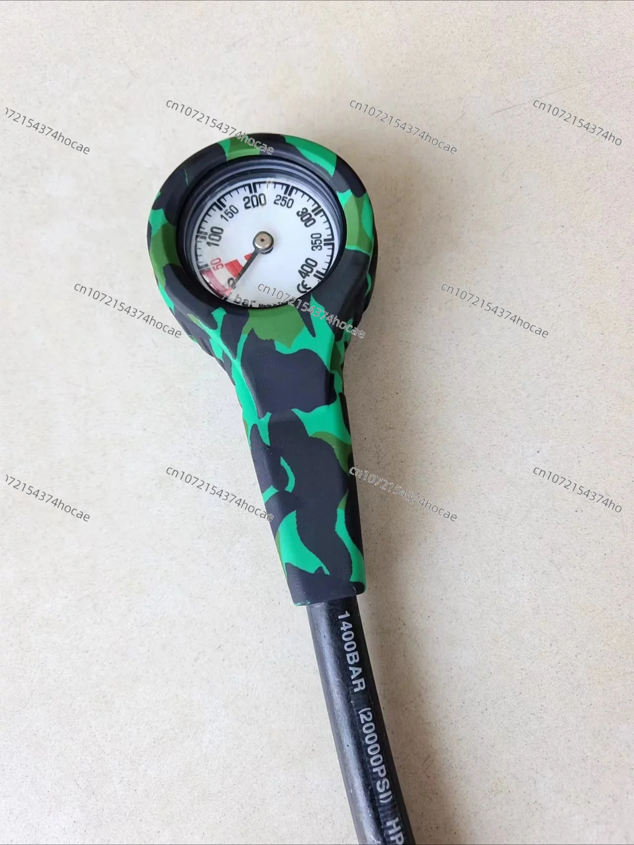 Diving single residual pressure meter, imported underwater pressure measuring instrument
