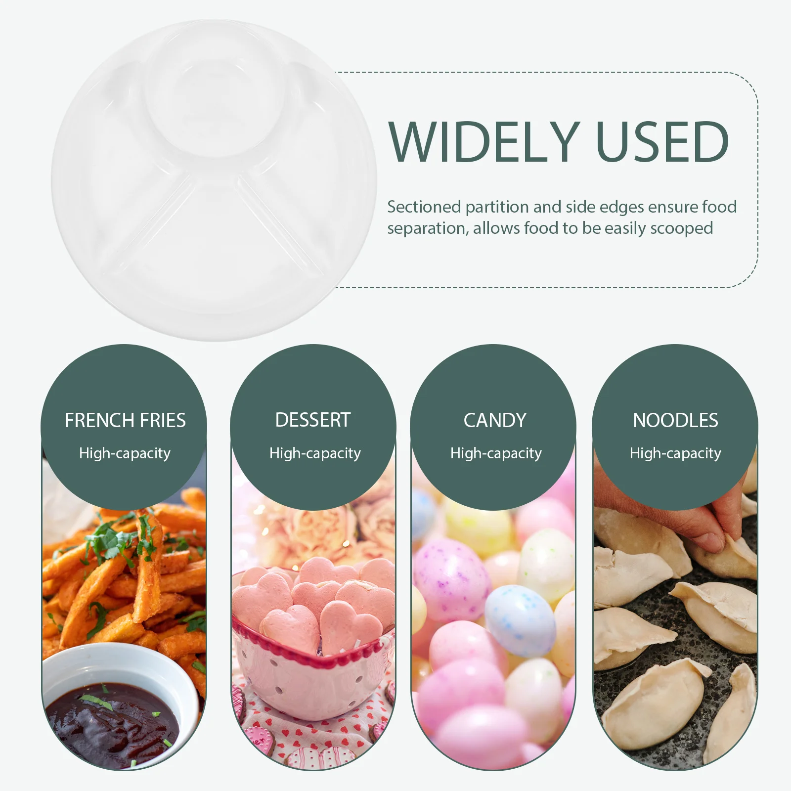 

Bariatric Portion Control Plates Adult Weight Loss Divided for Adults Food