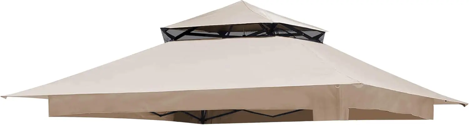 

Beige Gazebo Replacement Cover Compatible with ABC 13x13 Pop Up Gazebo Frame,This Particular Replacement Cover Will Not Fit