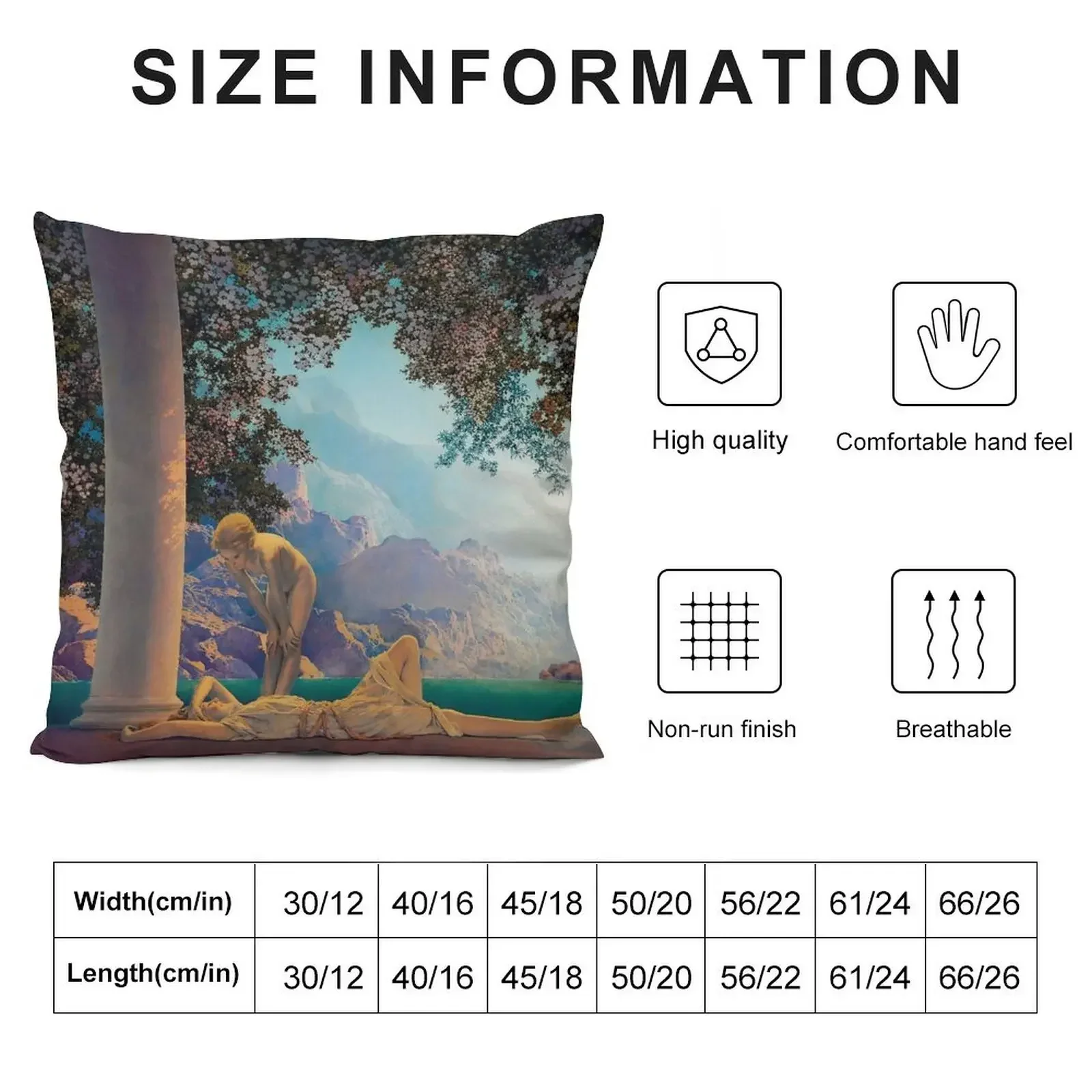 Maxfield Parrish. Daybreak. 1923 Throw Pillow Pillowcases Pillowcases For Pillows pillow