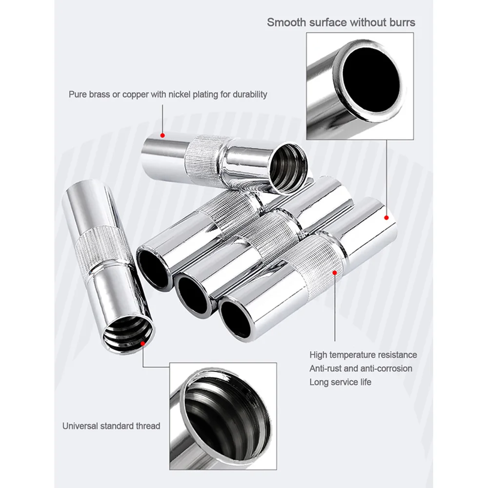 Panasonic-soldagem tocha bocal protetor, cobre puro, bocal condutor grosso, acessórios de soldagem MIG, 200A, 350A, 500A, 5pcs