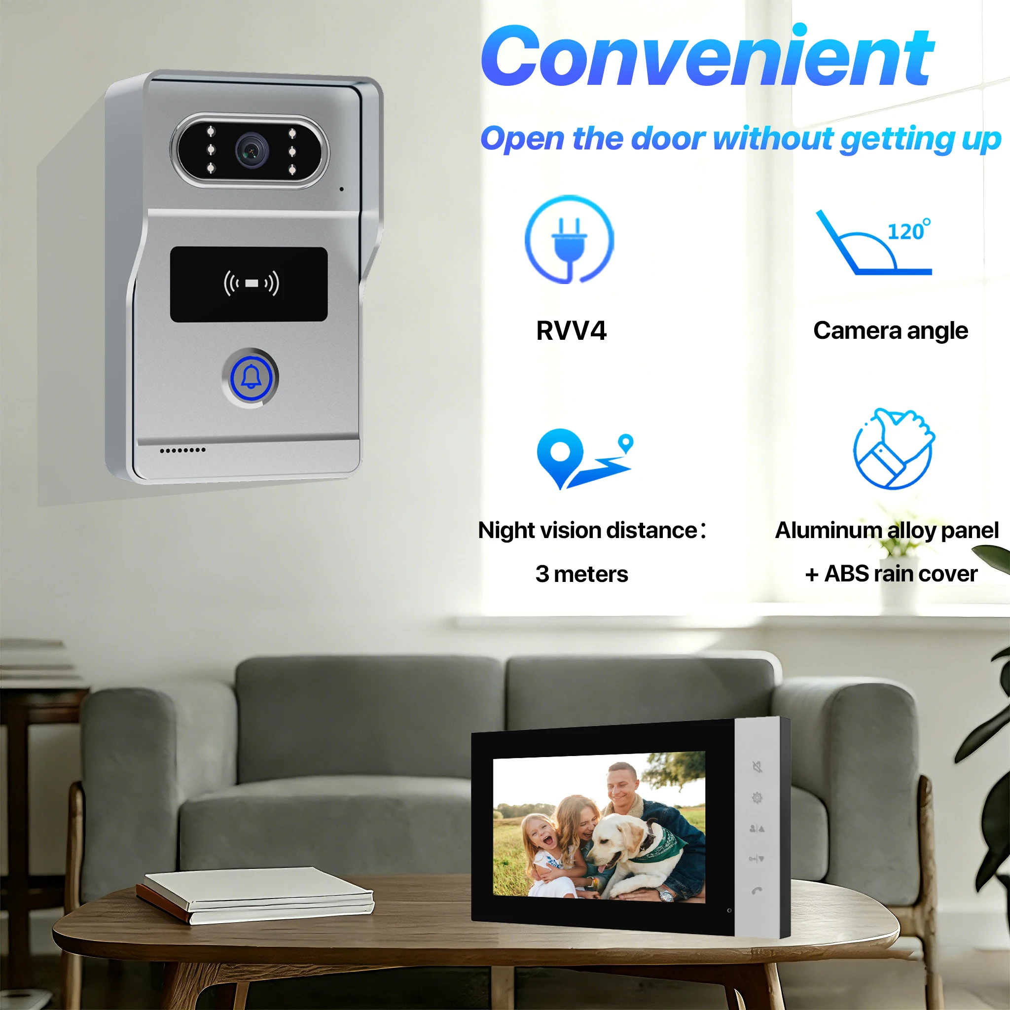 Videocitofono HD cablato da 7 - Home Security Cameras Uk recensione e prezzo