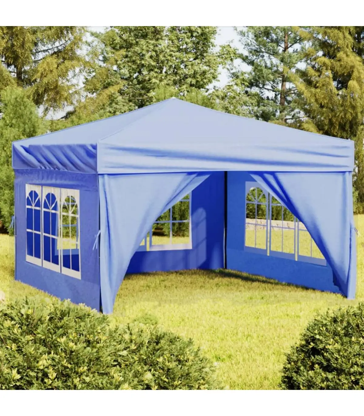 3x3 m Blue side wall folding party tent and gazebos