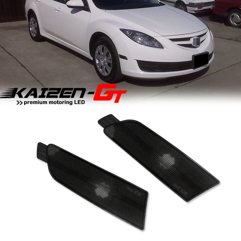 Front Bumper Side Marker Indicator Light Turn Signal Light Housing Shells For Mazda 6 2009 2010 2011 2012 2013 No Bulb / Socket