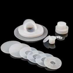 White Round VMQ Silicone Flat Gasket High Temperature Resistant Washer Plumbing Gasket Faucet Seal Ring Waterproof Sealing ORing