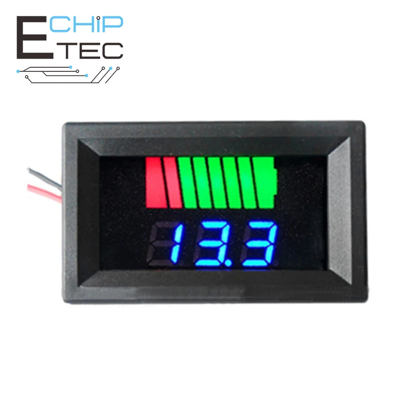 

Electric Vehicle Fuel Gauge Lithium Battery Fuel Gauge 12V 24V 36V 48V 60V 72V Universal