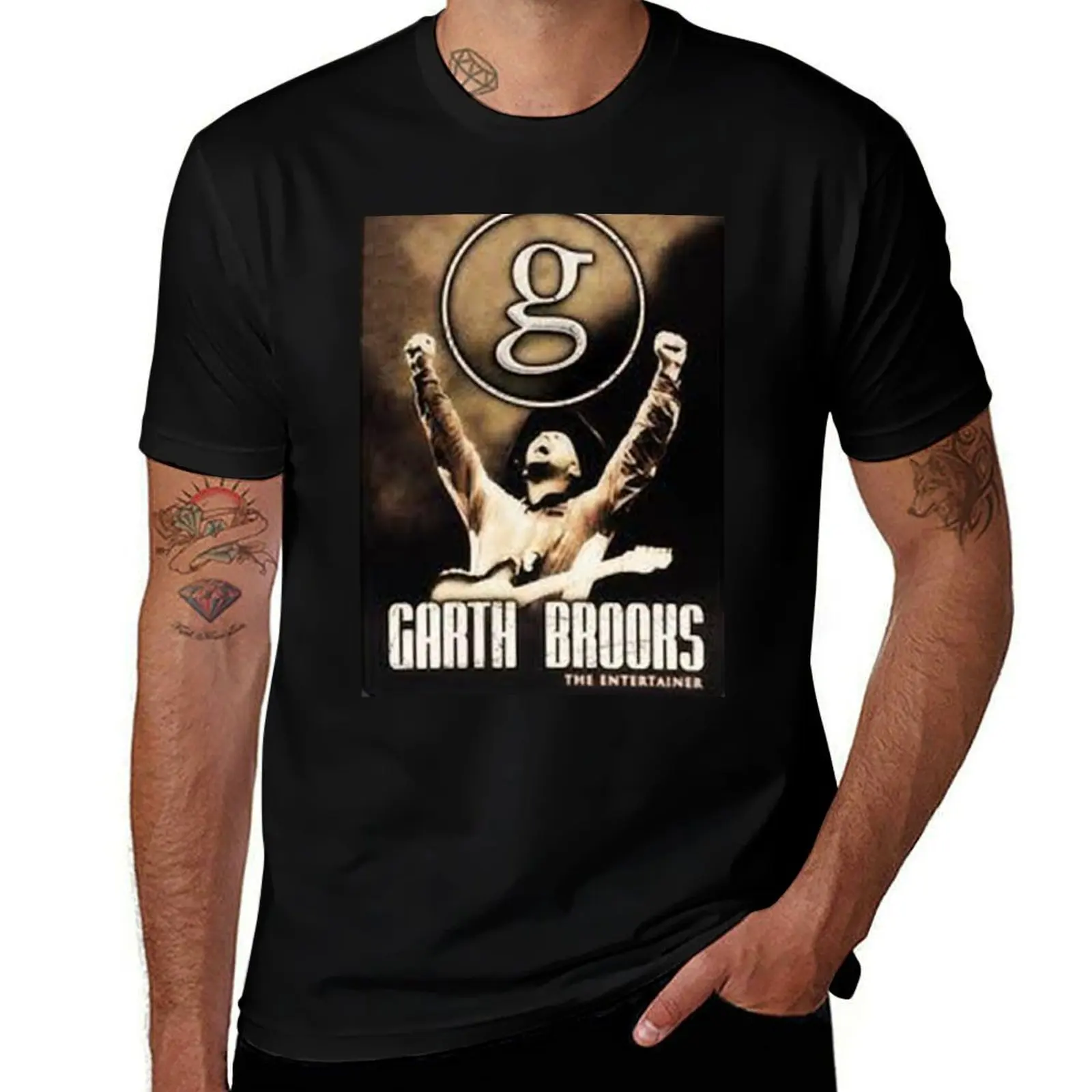 

GARTH BROOKS LOGO MIREL 3 T-Shirt man t shirt heavy cotton t shirts designer man graphic t shirt T-Shirt