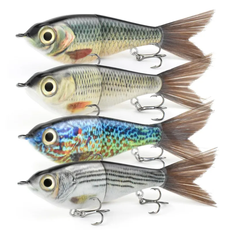 

1pcs 120mm/17.5g SlowSinkingSwimBaitsFishing LuresWhopperVibrationSoft Tail orPike and Bass HardBaits IscaArtificiallAccessories