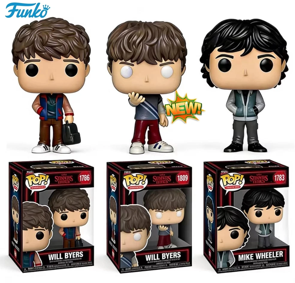 2026 Funko Pop Televisão Stranger Things Will Byers1786 # 1809 #   Mike Wheeler1783 #   Demogorgon428 #   Coleção de Brinquedos de Bonecas Móveis de Vinil para Presentes