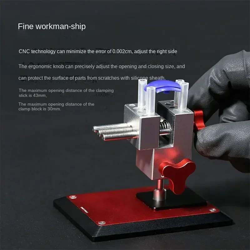 Precision clamp model tool fixture for universal vise etching sheet