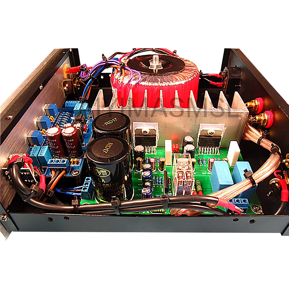 AIYIMA SMSL L-802 TDA7293 роскошный Hi-Fi усилитель с защитой цепи тона 80 Вт 2,0 ALPS16 потенциометр усилитель мощности аудио