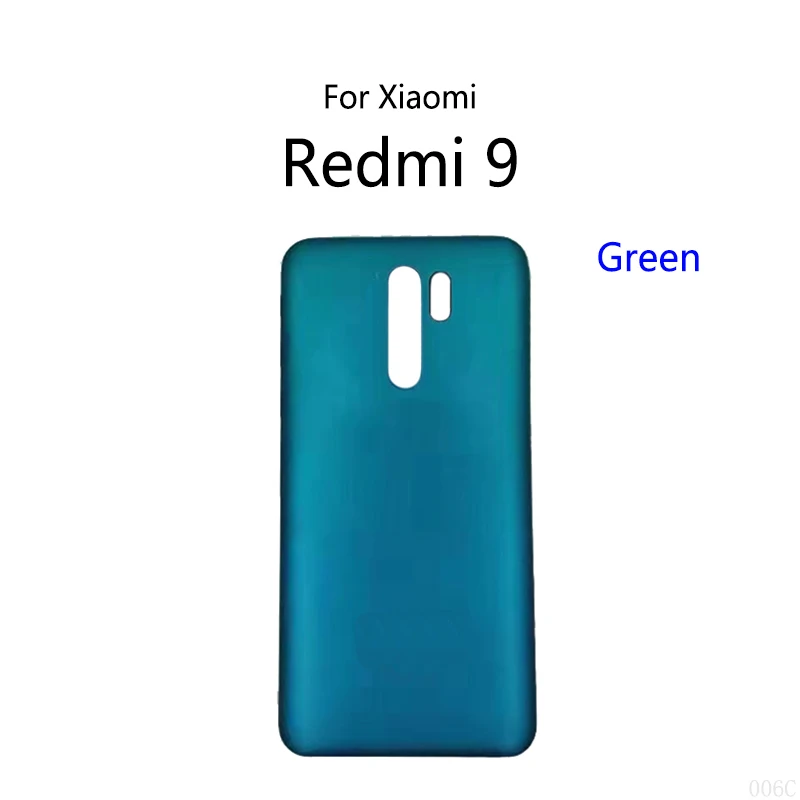 Tylna obudowa baterii do Xiaomi Redmi 9, panel obudowy, pokrywa baterii, tylna klapka. — zdjęcie produktu 4
