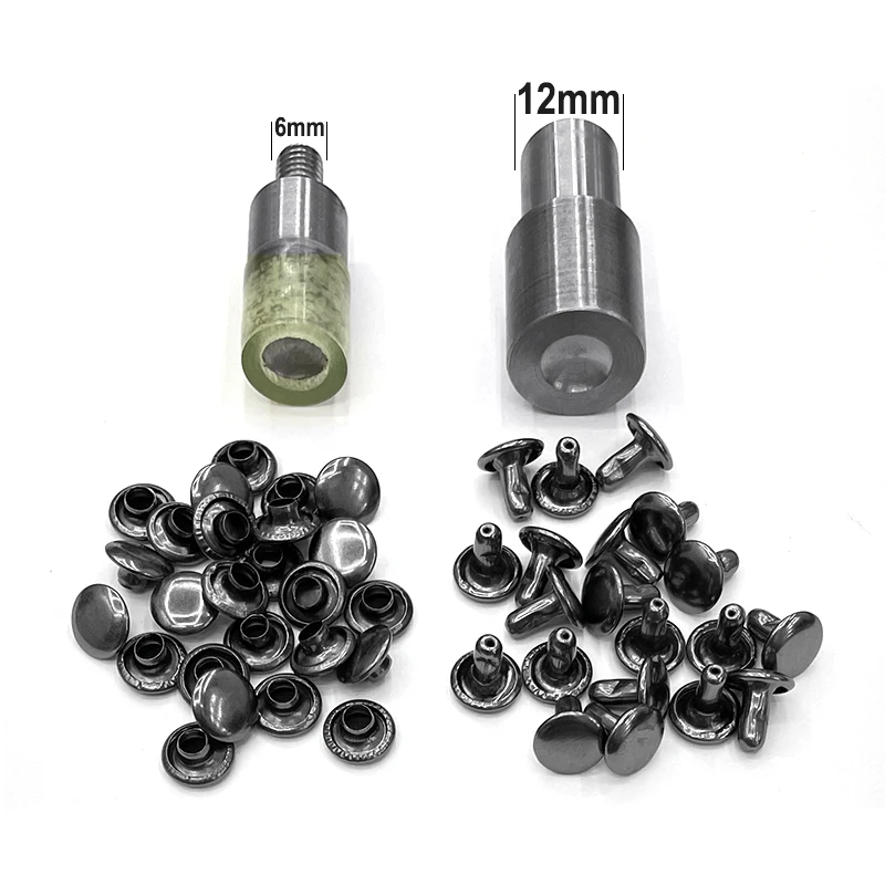 Double-Sided Rivet Installation Tools Europe Button Machine Special Mold (12mm+M6) Nail Buckle Sewing Snap-Fastener Machine Die