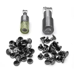 Double-Sided Rivet Installation Tools Europe Button Machine Special Mold (12mm+M6) Nail Buckle Sewing Snap-Fastener Machine Die