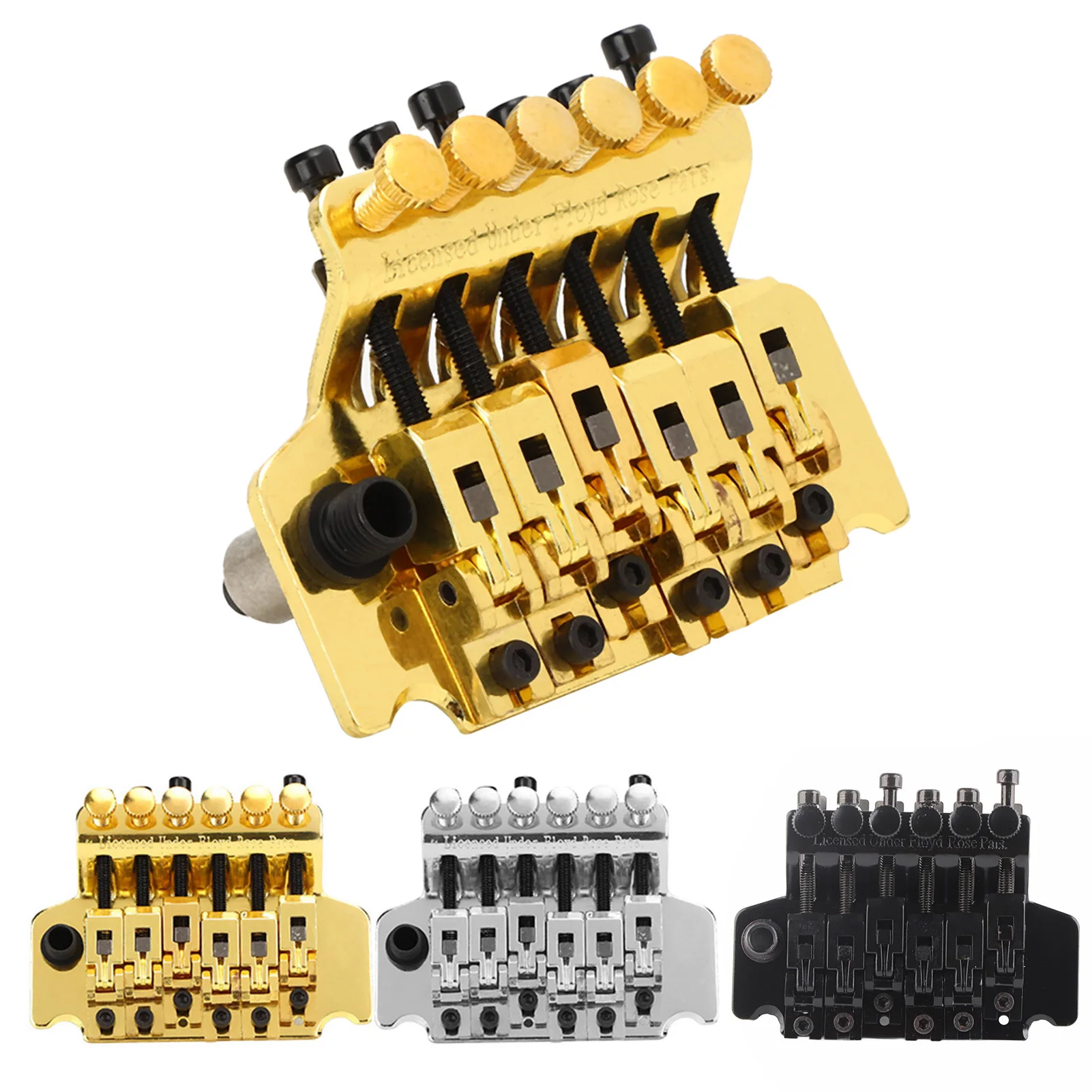 Guitar Tremolo Bridge System Tremolo Bridge System Double Rocking Spring Stabilizer Device for Electric Guitar