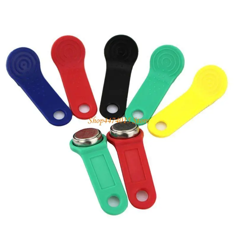 K1AA 10 stuks herschrijvende TM -kaarten Elektronische toetsen RFID Ibutton Tags RW1990 Ibutton -kaarten voor het maken