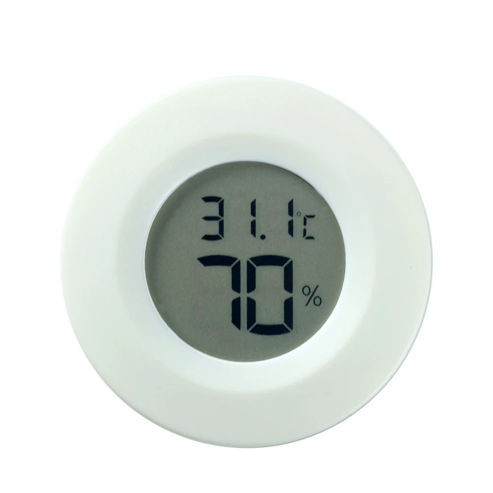 

Mini Hygrometer Thermometer With 4 Positioning Columns, °C/°F Switch Electronic Humidity Temperature Meter LCD Display for Car G