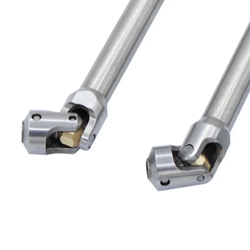 Eixo de acionamento interno de metal em aço inoxidável, para 1/10 axial scx10 trx4 capra ghost rc crawler, peças de atualização de carro