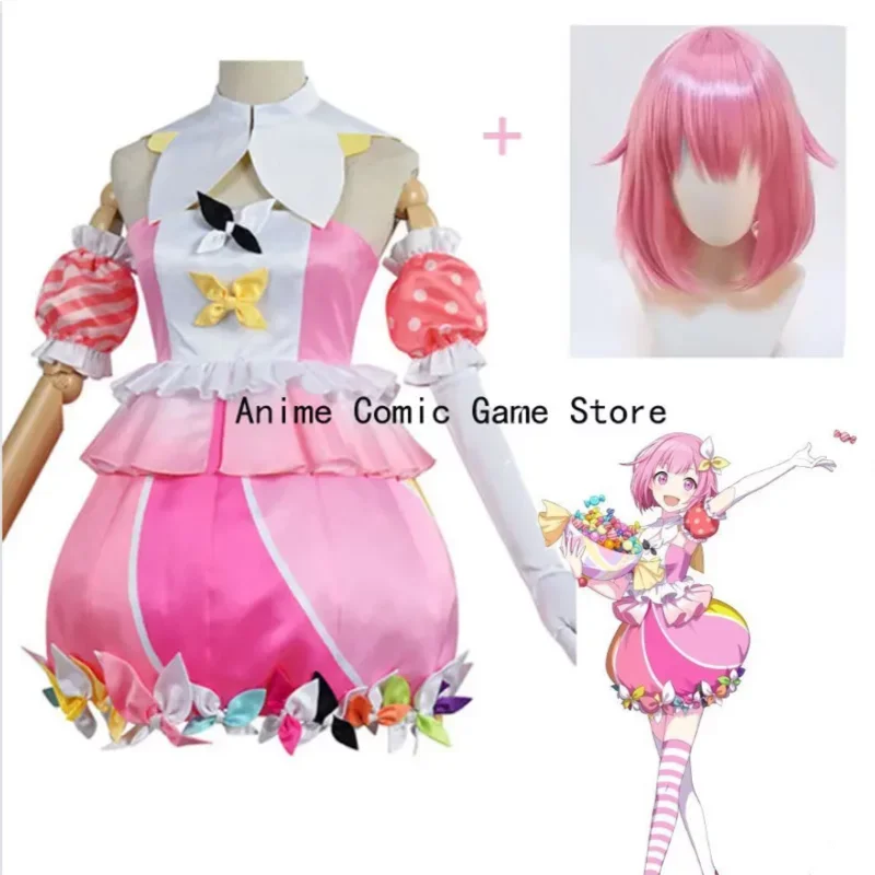 ¡En Stock Project Sekai escenario colorido! Ootori Emu Otori Emu para mujer, disfraces de Cosplay, peluca para Halloween, Navidad, Carnaval, trajes