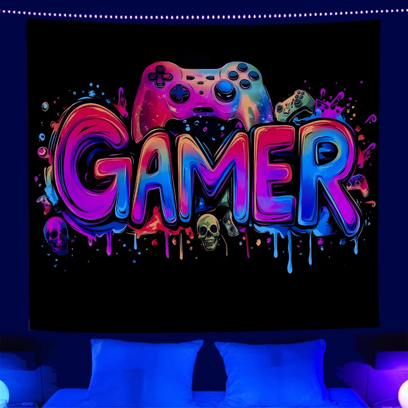 Tapeçaria de Jogos VIKAMA Neon - Esports Gaming Room avaliação e preço