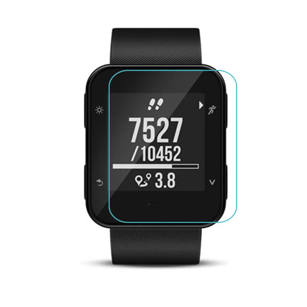 3Pcs Watch Tempered Glass Screen Protector 0.26mm 9H Hardness Explosion-Proof Scratch-Resistant Film for Forerunner 35