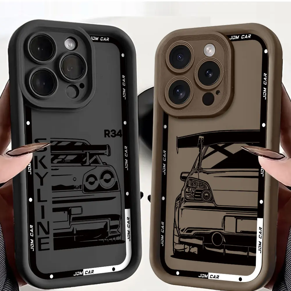 

Крутой автомобильный чехол для телефона Samsung Galaxy A51 A30 A05s A20s A71 A03 A50 A10s A21s A04 A20 A31 A04s A04e Soft Cover