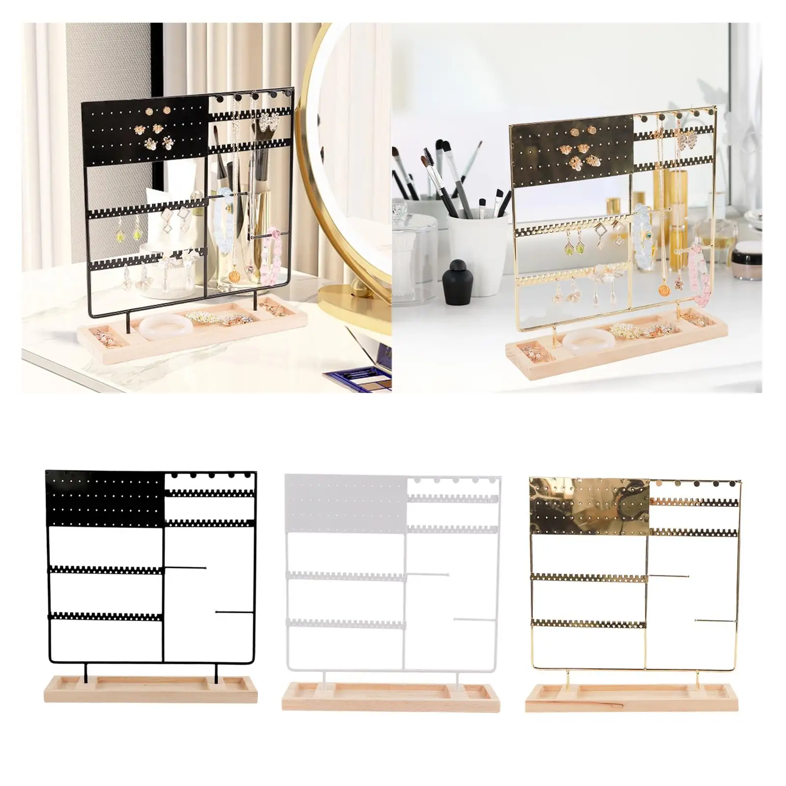 

Jewelry Organizer Storage Rack for Necklaces Bracelets Bangle Earrings